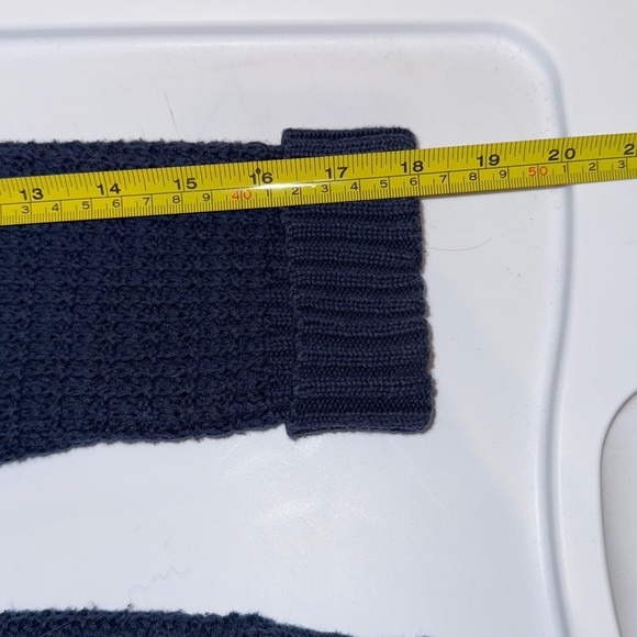 Forever 21 Navy Blue Women's Cardigan size S Knit Cozy Fall Winter Long Sleeve - Picture 7 of 8